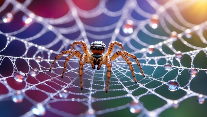 Nature's delicate web captured in stunning detail