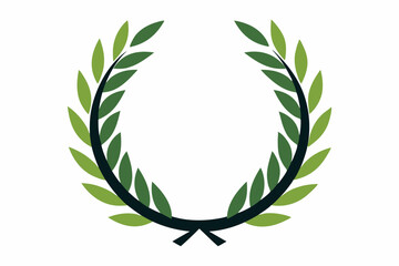 laurel wreath vector illustration