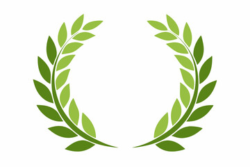 laurel wreath vector illustration