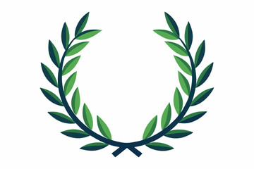laurel wreath vector illustration