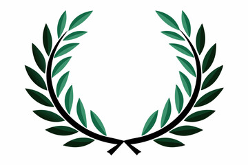 laurel wreath vector illustration