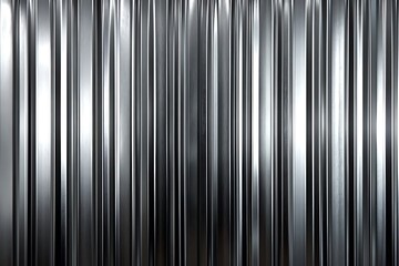 Obraz premium Metal Sheet Wall Backdrop, Industrial Silver Panels, Vertical Texture, Steel Surface