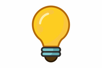 Obraz premium light bulb vector illustration