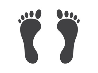 Foot vector icon for free download
