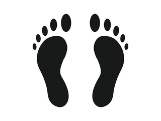 Foot vector icon for free download