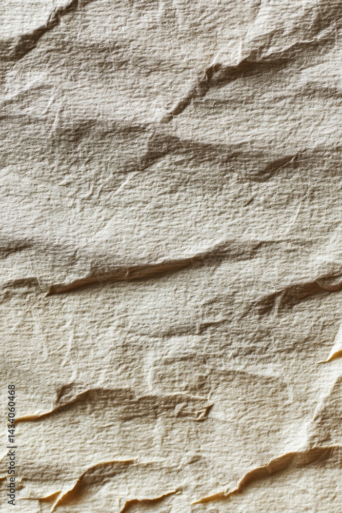 Poster textured elegance in aged parchment a study in light and shadow revealing intricate folds and delica