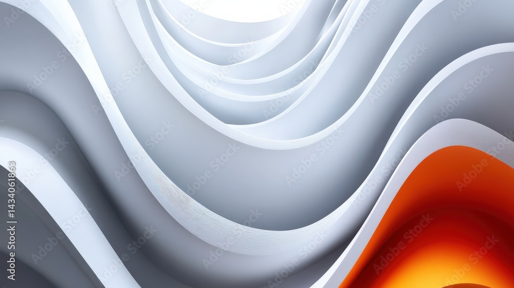 Poster abstract wave architecture design