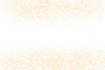 Golden glitter particles are beautifully scattered on a transparent background, creating an elegant and festive atmosphere. Perfect for holiday events, luxury decorations, or celebration designs