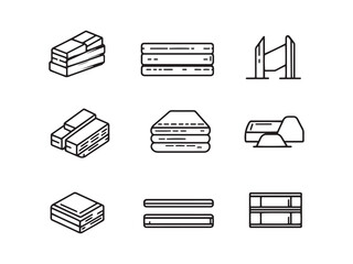Plastering Float line art drawing design