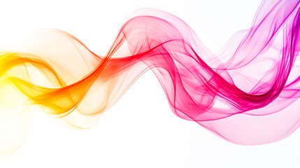 Naklejka premium vibrant flowing abstract wave design colorful motion