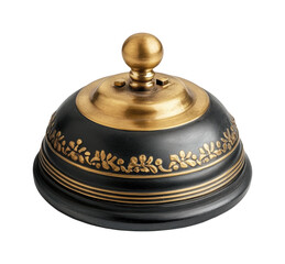 Reception bell action hotel lobby product isolated on transparent background