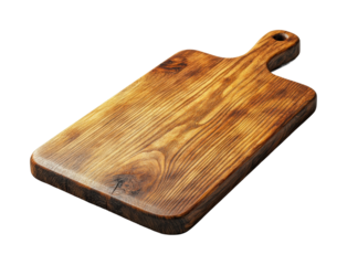 Crafting culinary delights wooden cutting board kitchen food prep rustic isolated on transparent background