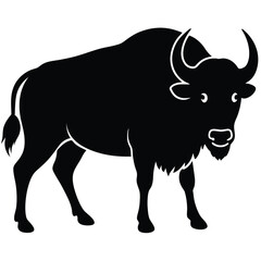 vector illustration of a bull