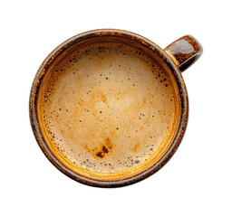 Enjoying a warm cup of coffee home kitchen beverage cozy atmosphere isolated on transparent background