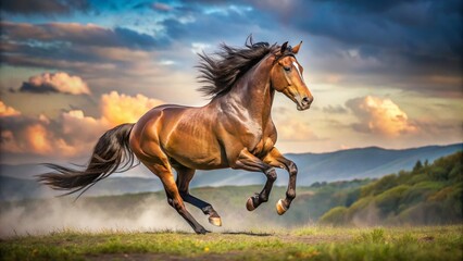 horse running png
