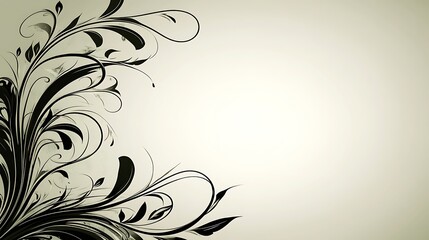 Floral Design with Elegant Background.
