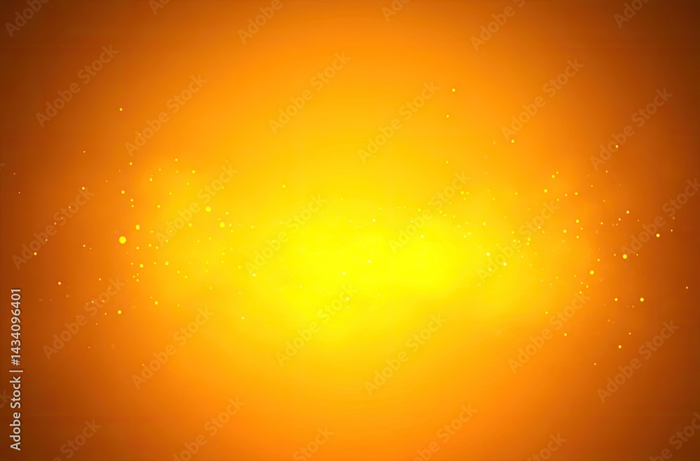 Poster abstract luminous golden gradient with blurred light spots and bokeh effect