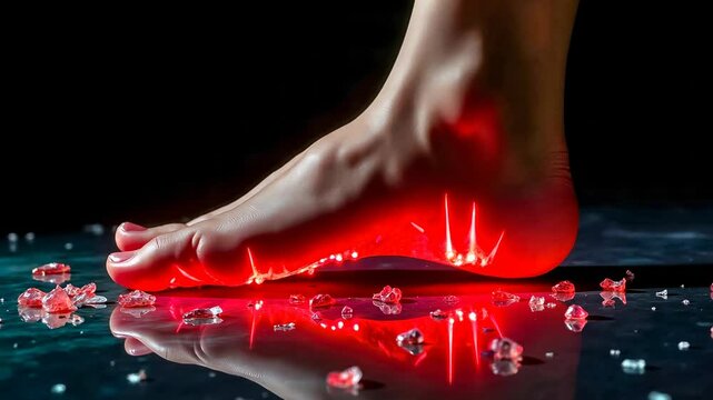 Foot pain, arch discomfort, heel ache. Pain management. Tendons inflame during strenuous activity. Ligaments stretch providing arch support. Muscles recover after careful treatment.