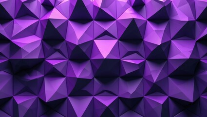 Fototapeta premium Vibrant purple abstract geometric low poly texture