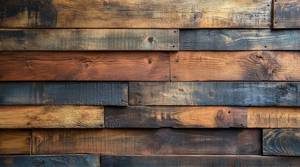Rustic Reclaimed Wood Wall Paneling Texture