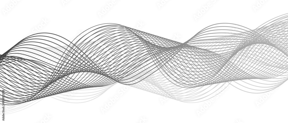 Poster minimalist abstract wave design consisting of smooth. design for brochure, flyer, banner, template, 