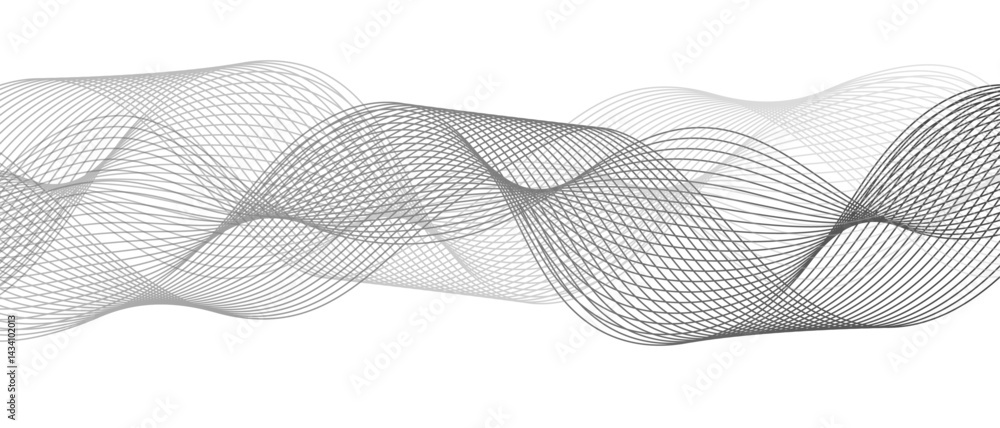 Poster minimalist abstract wave design consisting of smooth. design for brochure, flyer, banner, template, 