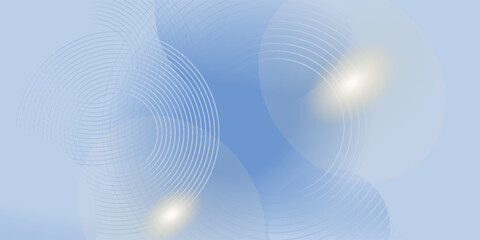 Abstract blue modern background with circle elements. Digital technology concept. vector illustration