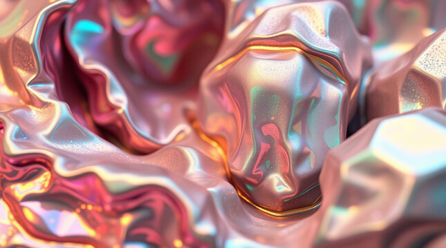 beautiful paper texture with iridescent colors creates mesmerizing visual effect that captivates viewer attention