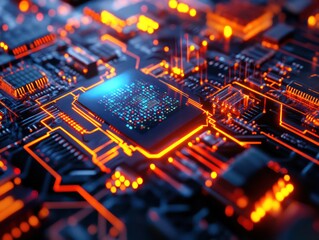 Futuristic technological design