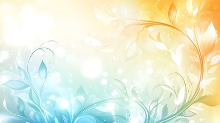 Floral design with pastel background. (3)