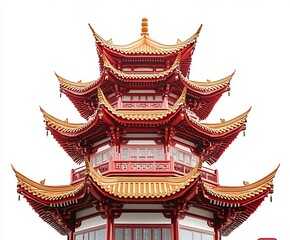 Learn Chinese isolated white background 