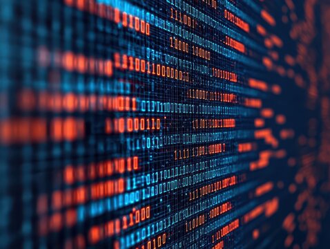 Fullstack developer s mind visualized as a matrix of interconnected digital frameworks