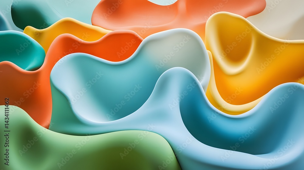 Poster vibrant colorful abstract background with dynamic patterns and hues evoking artistic inspiration and