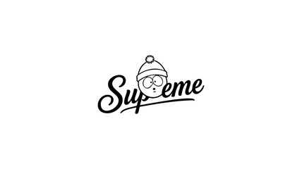 Supreme Knockoff Logo South Park