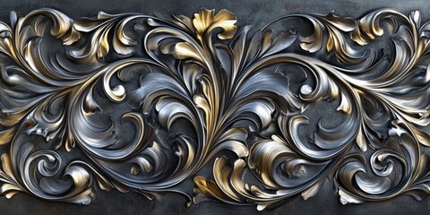 Exquisite Ornamental Metalwork Design