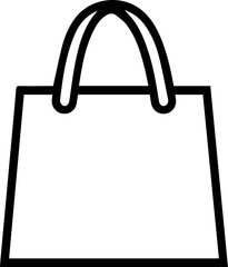 vector shopping bag icon