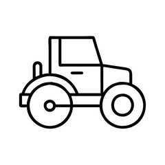 fishing boat line drawn vehicles. vector art - outline icon fishing boat, isolated transparent background