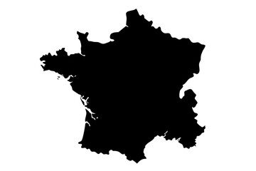 Fototapeta premium map of france vector illustration 