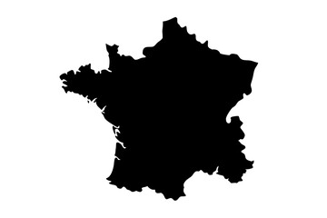 map of france vector illustration 