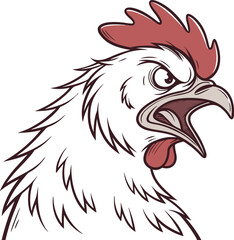 head of rooster