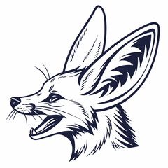 fox head vector