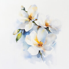 Fototapeta premium white orchid flowers