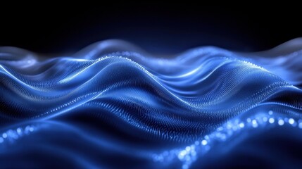 Obraz premium Abstract Waveform Digital Art