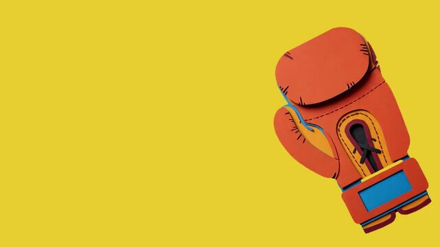 boxing glove animated illustration
