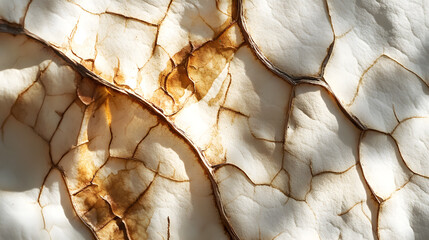 Cracked surface of dried leaves natural environment macro photography abstract texture close-up view nature's beauty