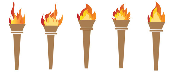 Vintage, Fire, Flame, Icon, Collection, Flat Style, Hand, Bonfire, Symbol, Set, Tattoo, Design, 
Retro, Vector, Illustration, Art, Composition, Color, Simple, Silhouette