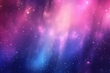 Fototapeta premium Abstract cosmic background with stars and nebula in pink, purple, and blue. Great for wallpaper, design elements, and backgrounds.