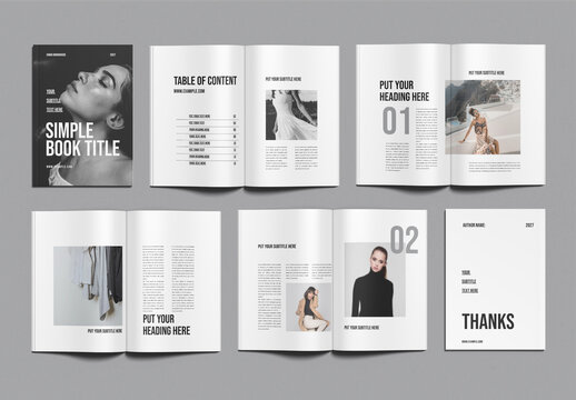 Fashion Book Design Layout
