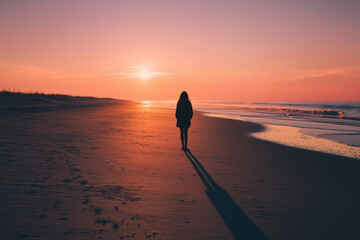 surfer on the beach