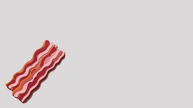 bacon animated illustration
